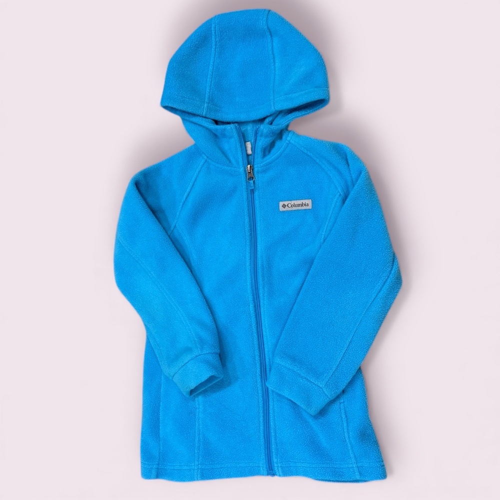 Columbia Kids' Benton Springs 2 Full Zip Hooded Fleece w/ Pockets | 6/6X